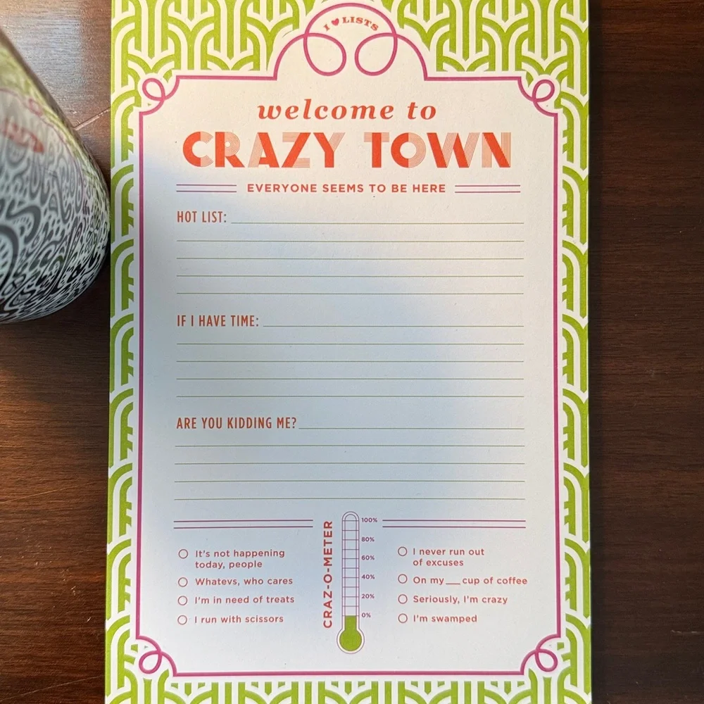 JONATHAN ADLER x STARBUCKS (Red) Travel Mug & List Pad Bundle
